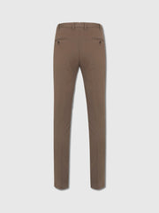 Brown Cannetté Stretchy Chino