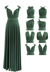 Dark Olive infinity dress Dark Olive bridesmaid dress convertible multiway dress