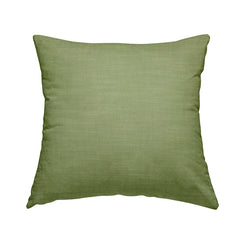 Natural Flat Weave Plain Upholstery Fabric In Lime Green Colour - Handmade Cushions