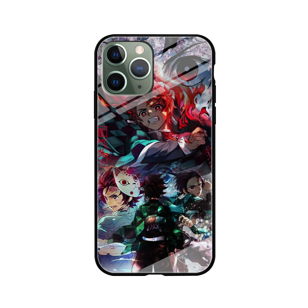 Demon Slayer Soul of Fighter iPhone 11 Pro Case Tempered Glass Case