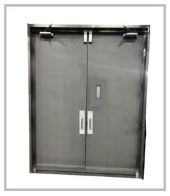Double Swing Door Entrance Assembly
