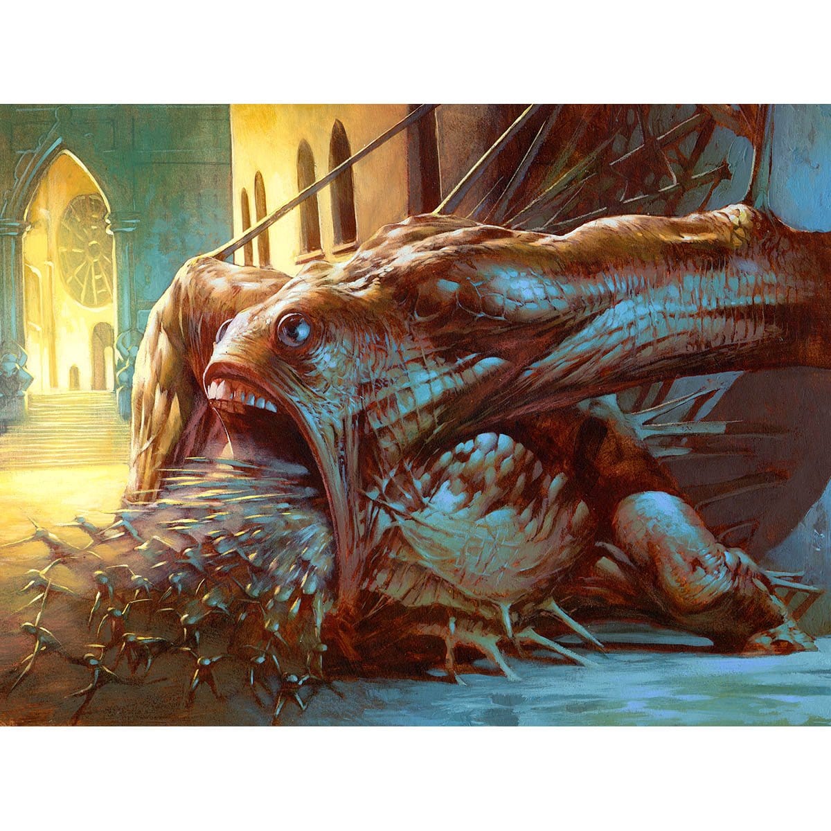 Dune-Brood Nephilim Print - Print - Original Magic Art - Accessories for Magic the Gathering and other card games