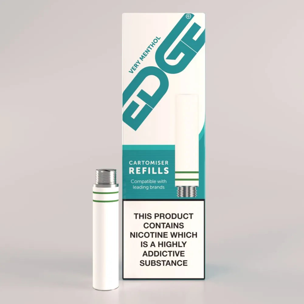 EDGE Vaping UK Cartomiser Refills Very Menthol No mg