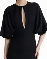 Dress With Cape-Like Sleeves