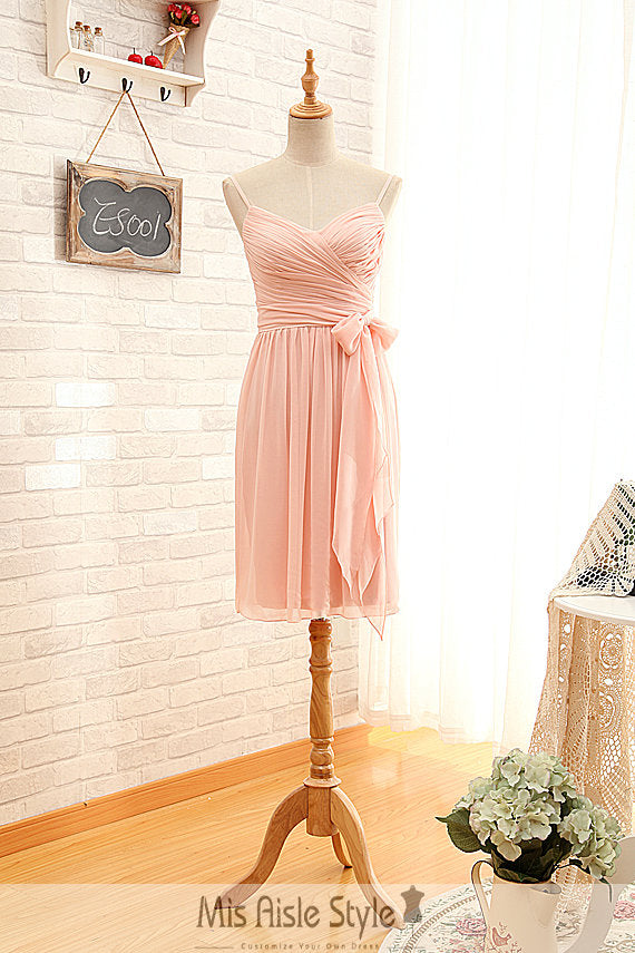 Pearl Pink Bridesmaid Dress
