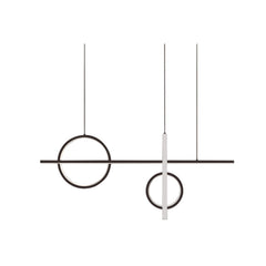 Mimax EXPONENTIA 1L linear suspension pendant lamp LED, W 100cm