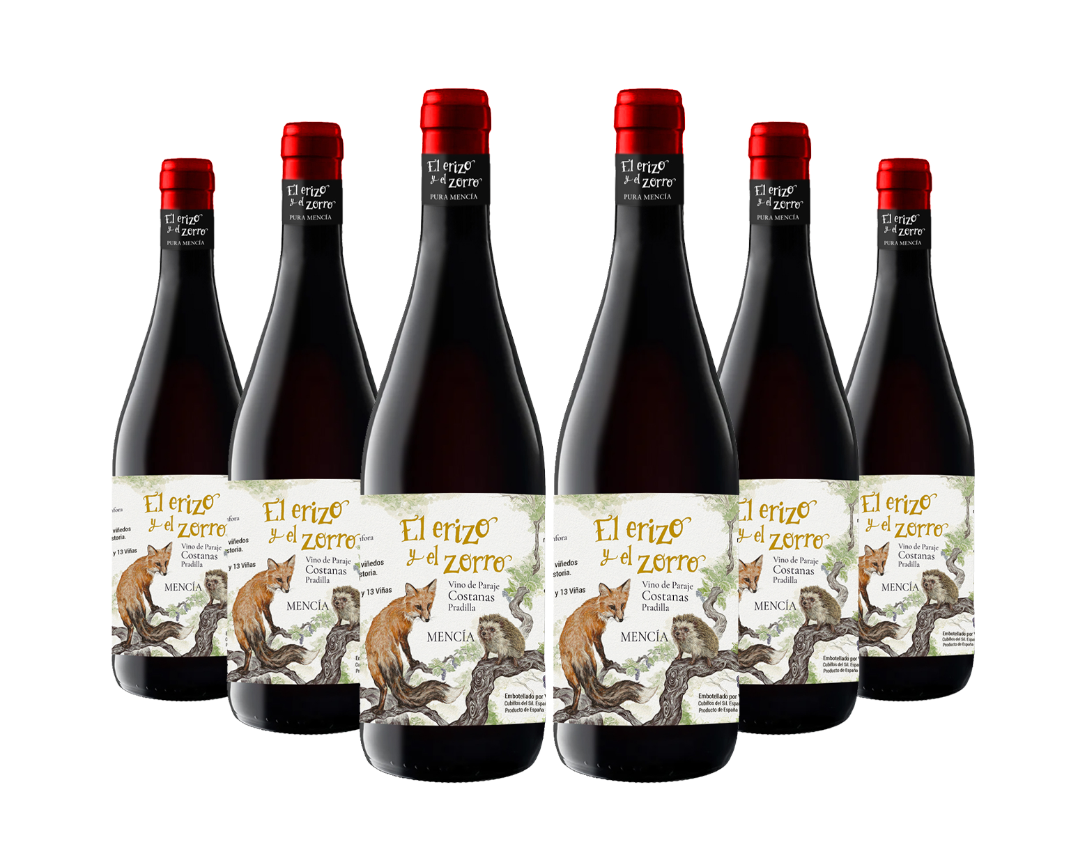 El Erizo y el Zorro, Mencía D.O. BIERZO 2024 - 6 botellas