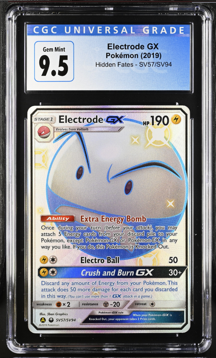 CGC 9.5 Electrode GX Full Art Shiny (Graded Card)