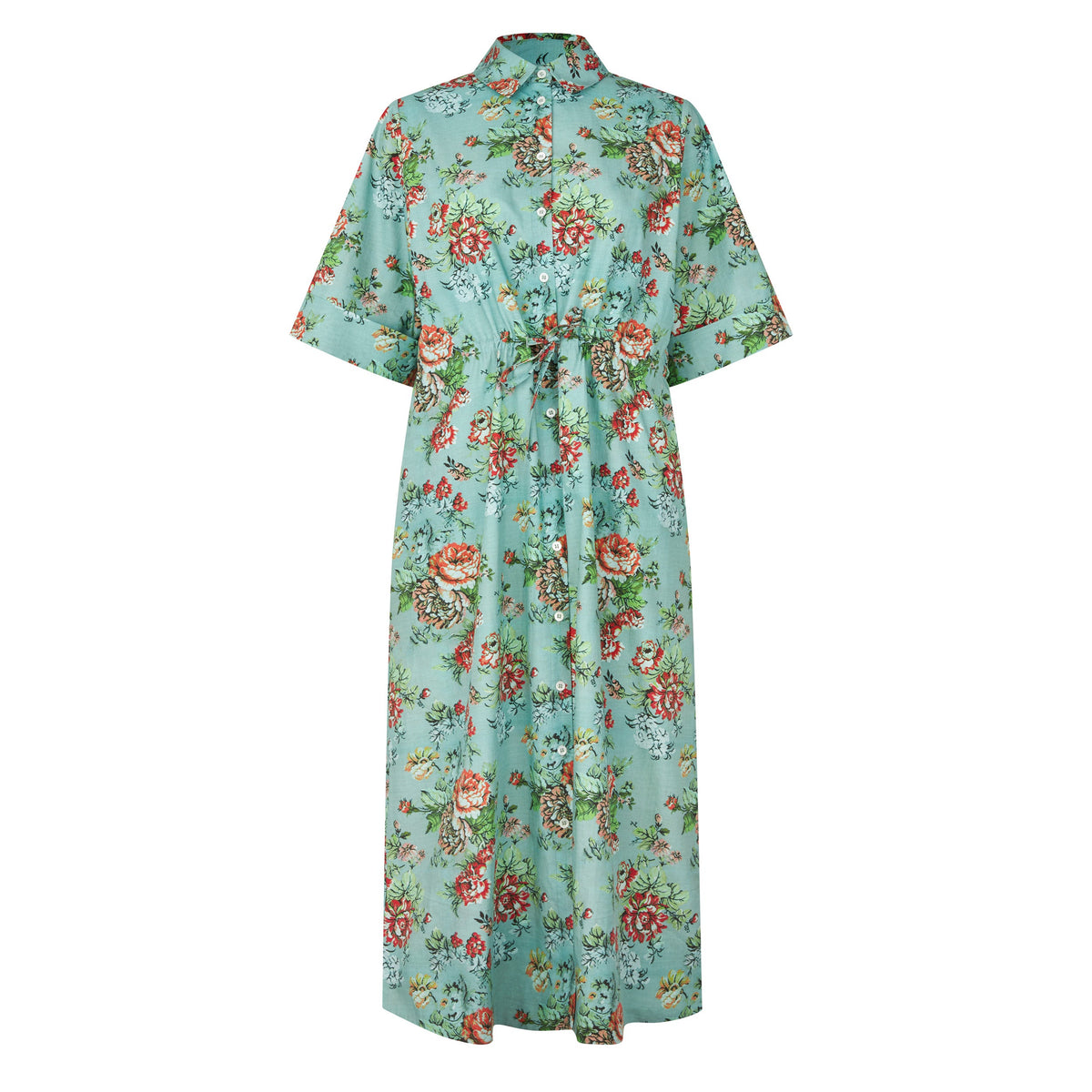 Tapis Noir Eloise Cotton Dress - Green Dress Green