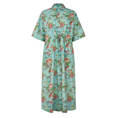 Tapis Noir Eloise Cotton Dress - Green Dress Green