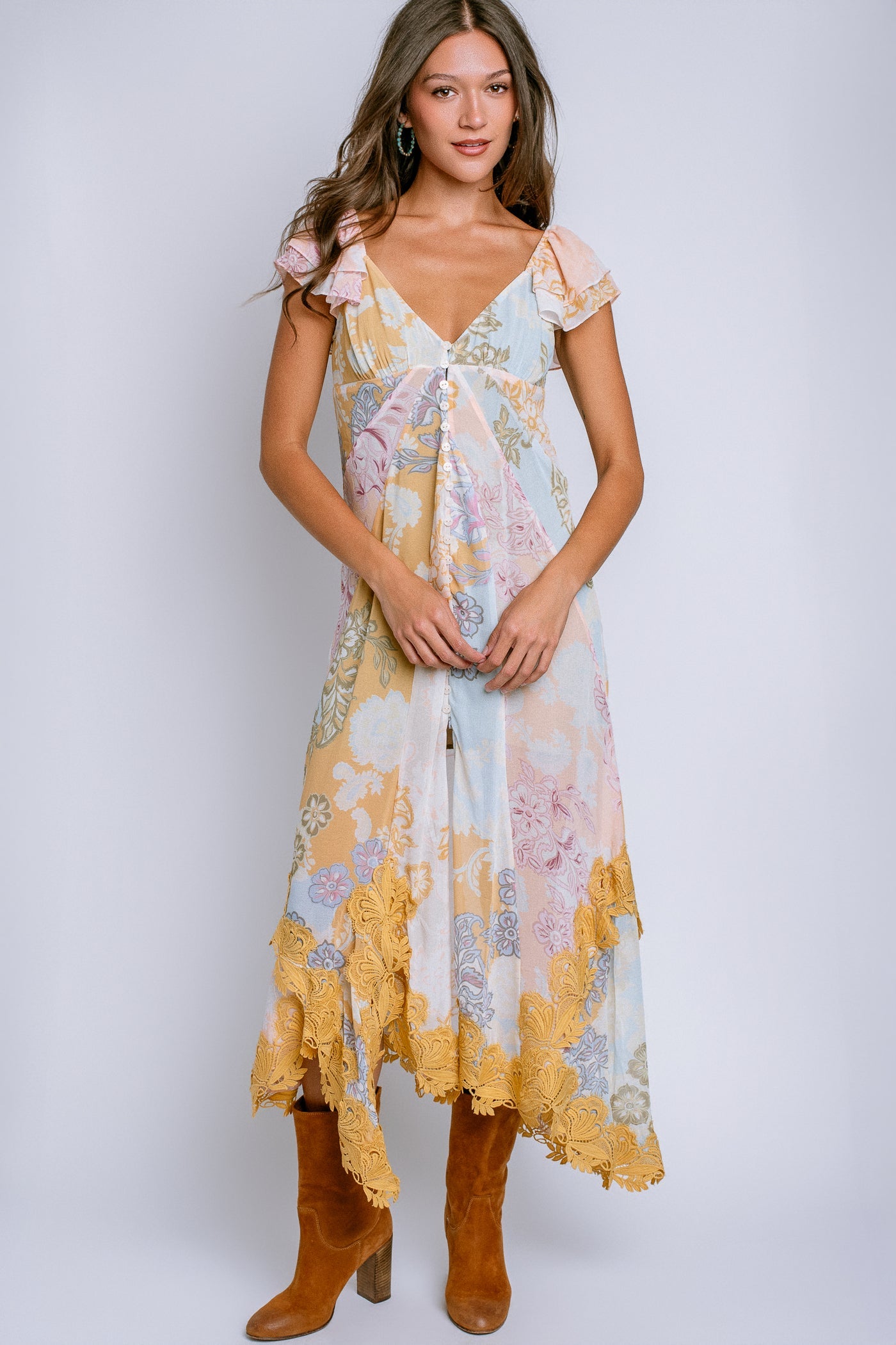 Free People Bali Aurora Midi Dress