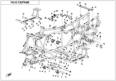 BRACKET, RH FOOT PEDAL - INTERCHANGEABLE WITH  9CR6-039200