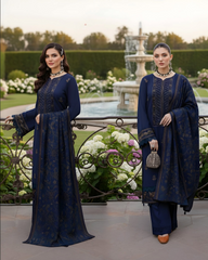 AY- LAWN EMB UNSTICHED 3PC