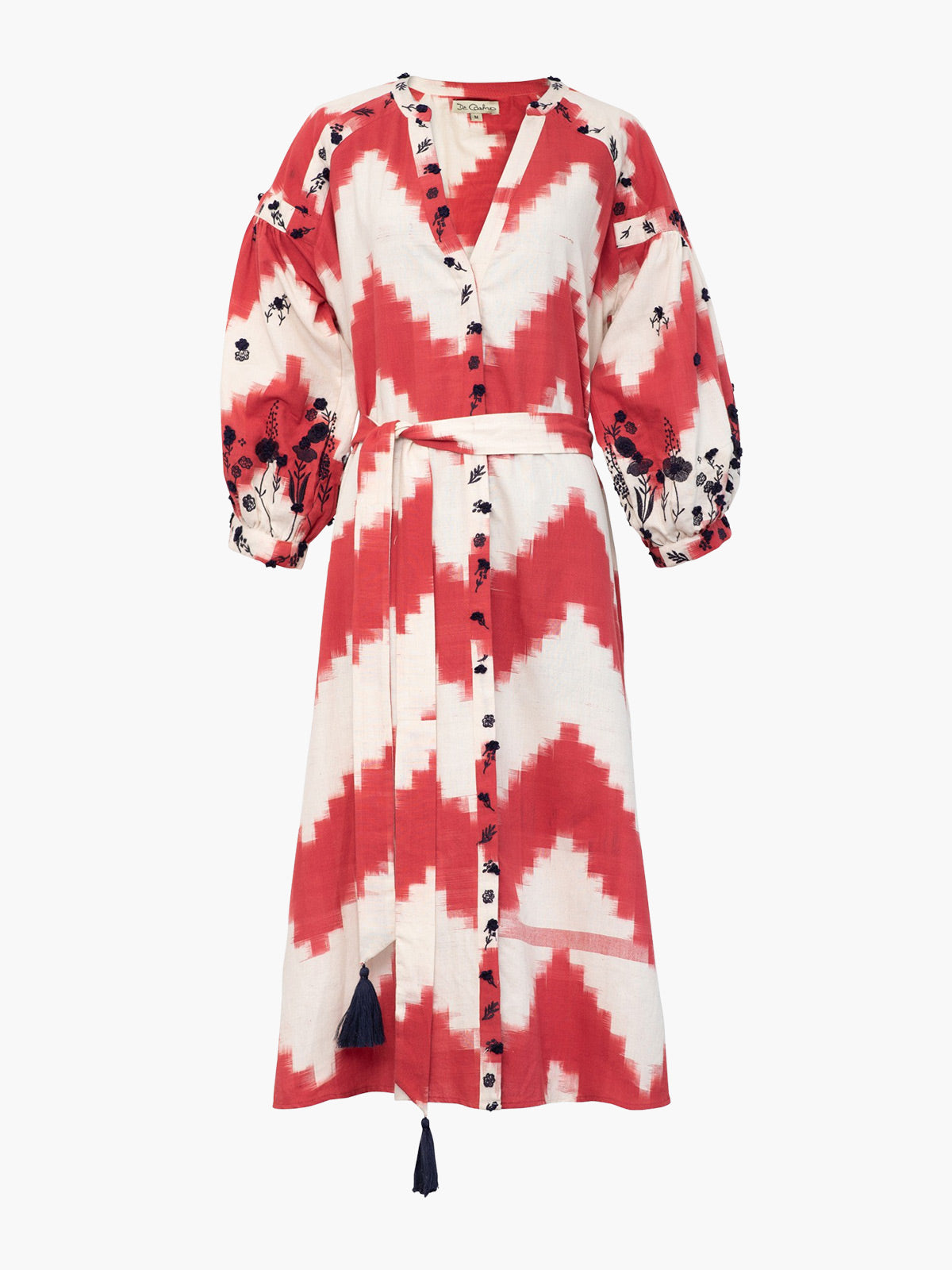 Zig Zag Dress | Red - Fashionkind