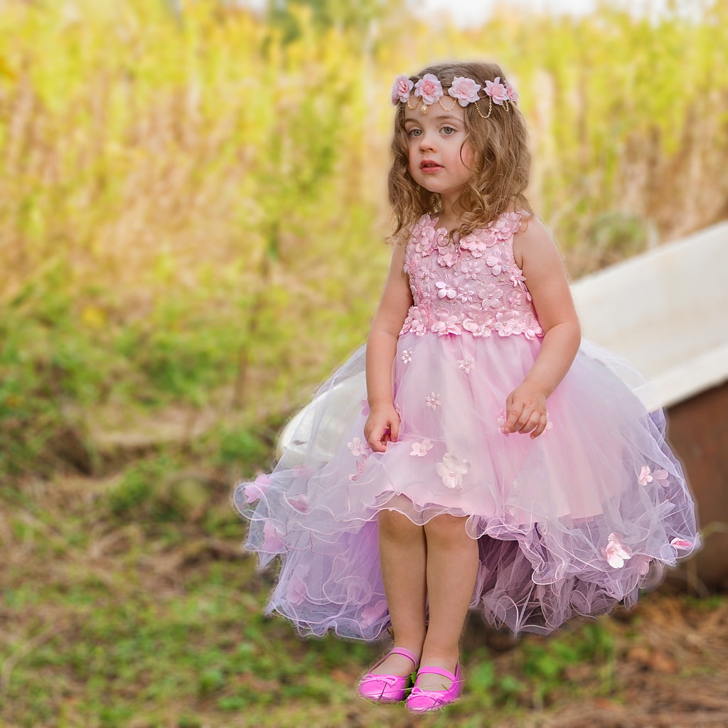 Fiona Dress - Mimi Pink