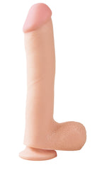 "Basix Rubber Works - 10 Inch Dong With Suction Cup - Flesh PD4222-21"