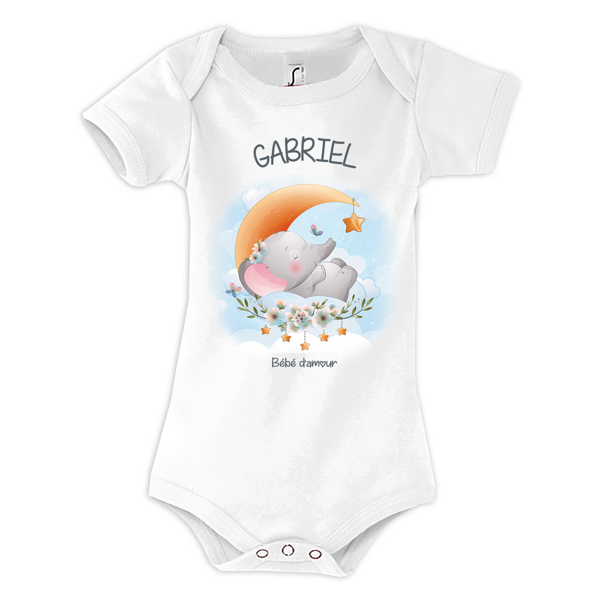 Body Gabriel bébé d'amour éléphant - Planetee