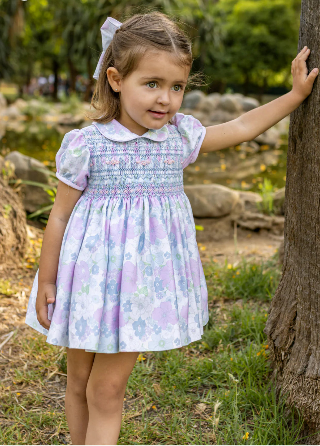 Naxos smock dress