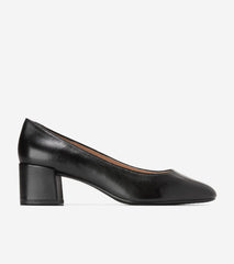 Women's Go-To Shayla Block Heel Pumps-Black