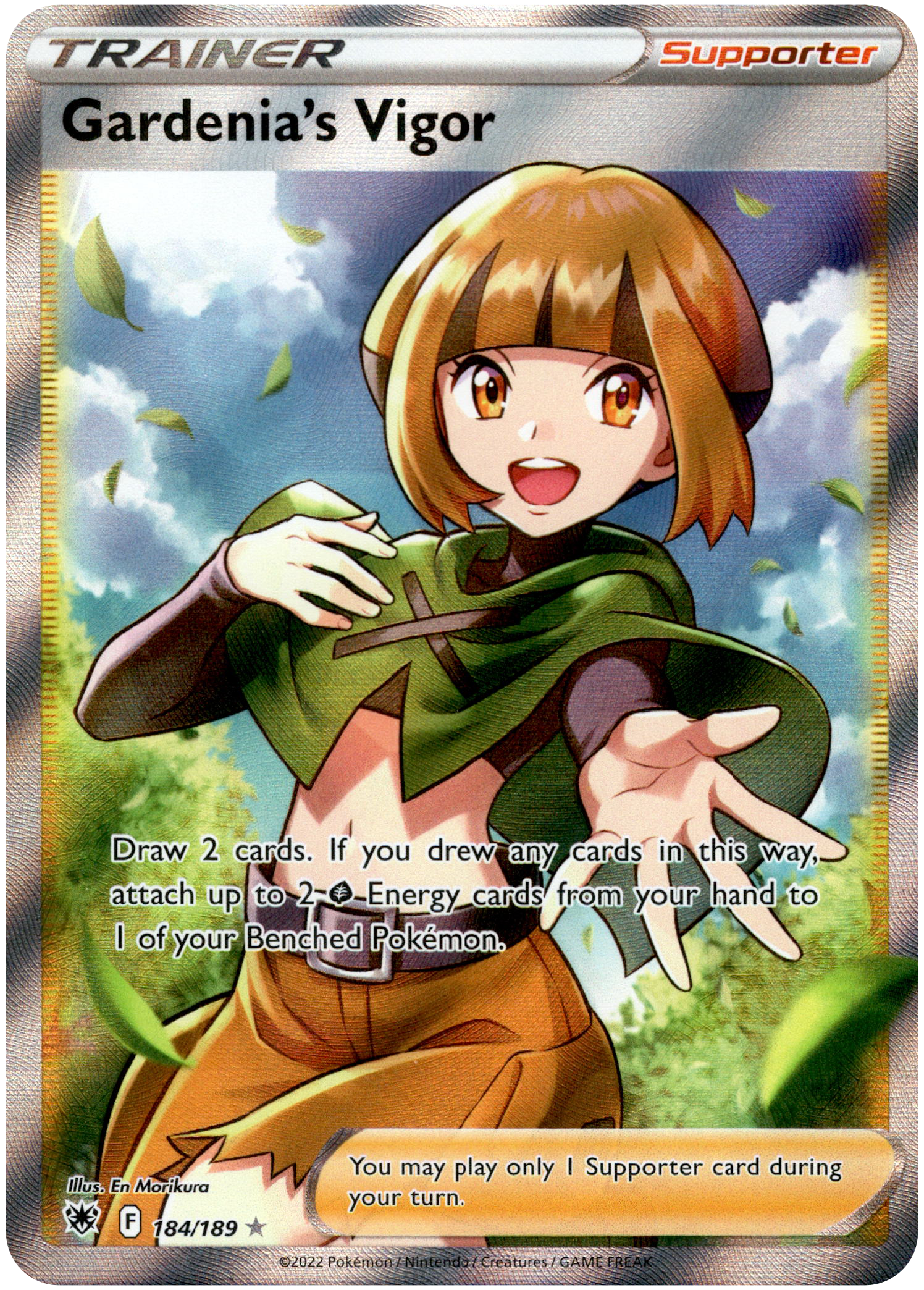 Gardenia's Vigor Full Art - 184/189 - Astral Radiance - Holo - Card Cavern