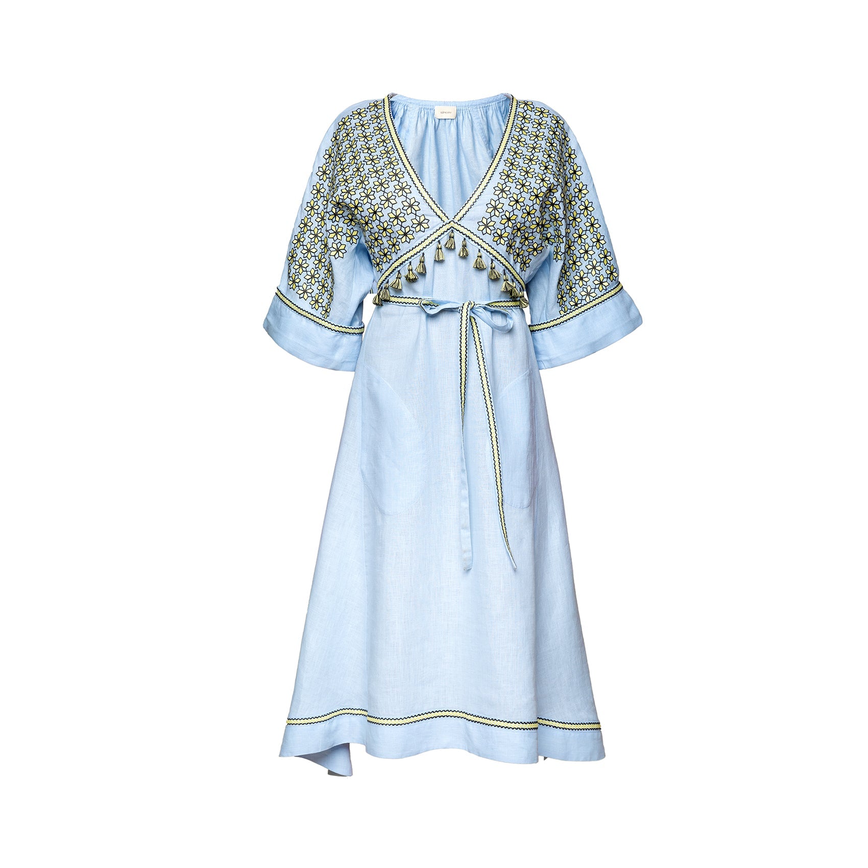 Greece Midi Dresses in Light Blue