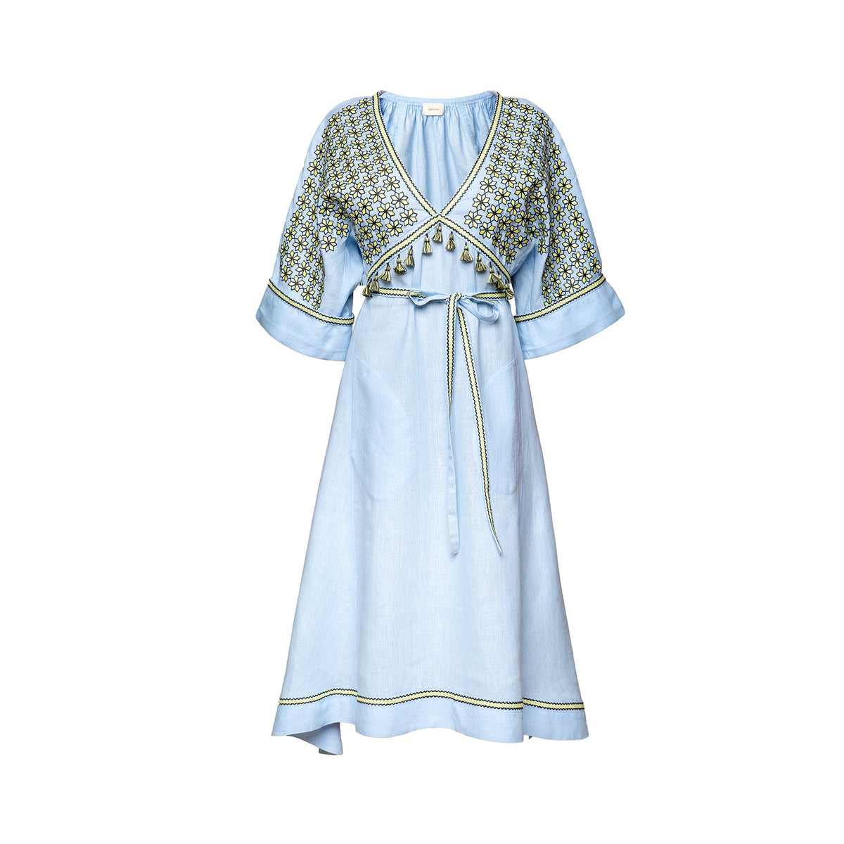 Greece Midi Dresses in Light Blue