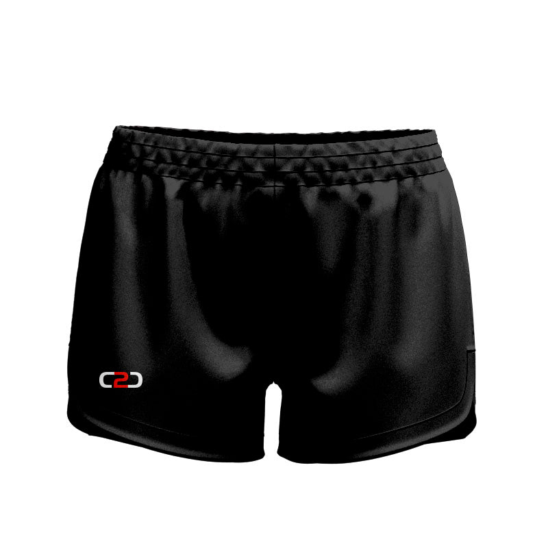 Grind Ladies Shorts 7.5CM Black Front View