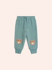 Furry Huxbear Track Pants Green PANT Huxbaby