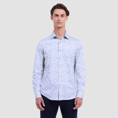 Bugatchi Ooohcotton James Sport Shirt - Platinum - FINAL SALE