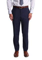 Stretch Navy Chalkstripe Dress Pants-6