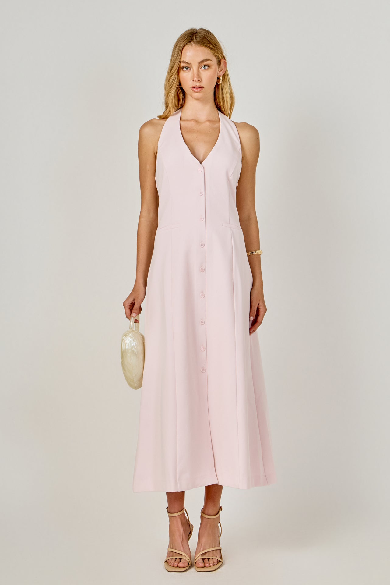 Halter Midi Dress