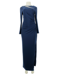 Lauren Ralph Lauren Evening Long Sleeve Gown - eKlozet Luxury Consignment