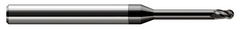 34262-C4 3 FL - 0.0620" (1/16) Cutter DIA x 0.0930" (3/32) LOC x 0.5000" (1/2) Reach - Amorphous Diamond Coated