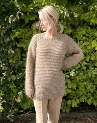 Hulebjørn Sweater strikkeopskrift