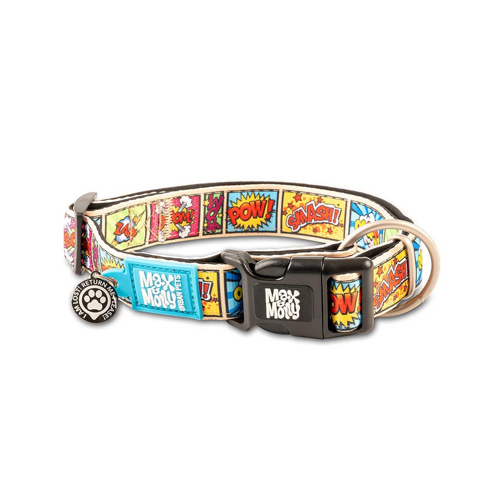 Max & Molly Urban Pets Hundehalsband | GOTCHA! Smart ID, Comic Hundehalsband