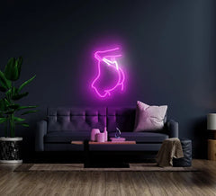 Neon sign Woman's body