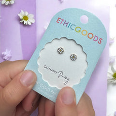 Daisies Tiny Stud Earrings