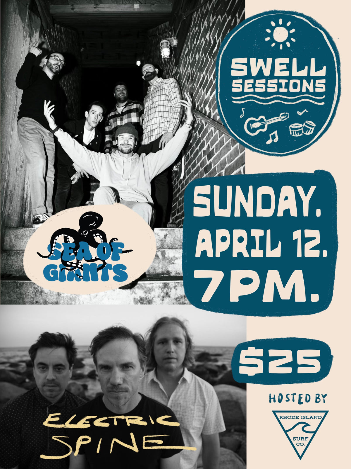 Swell Sessions Episode 1: Sea of Giants & Electric Spine April 12, 2026