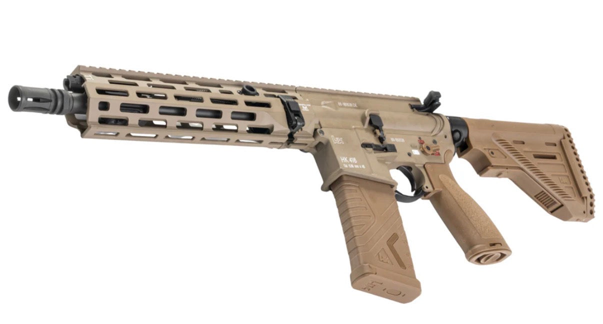 UMAREX HK416A5 GBB AIRSOFT RIFLE (STEEL BOLT VERSION, BY GHK) - TAN