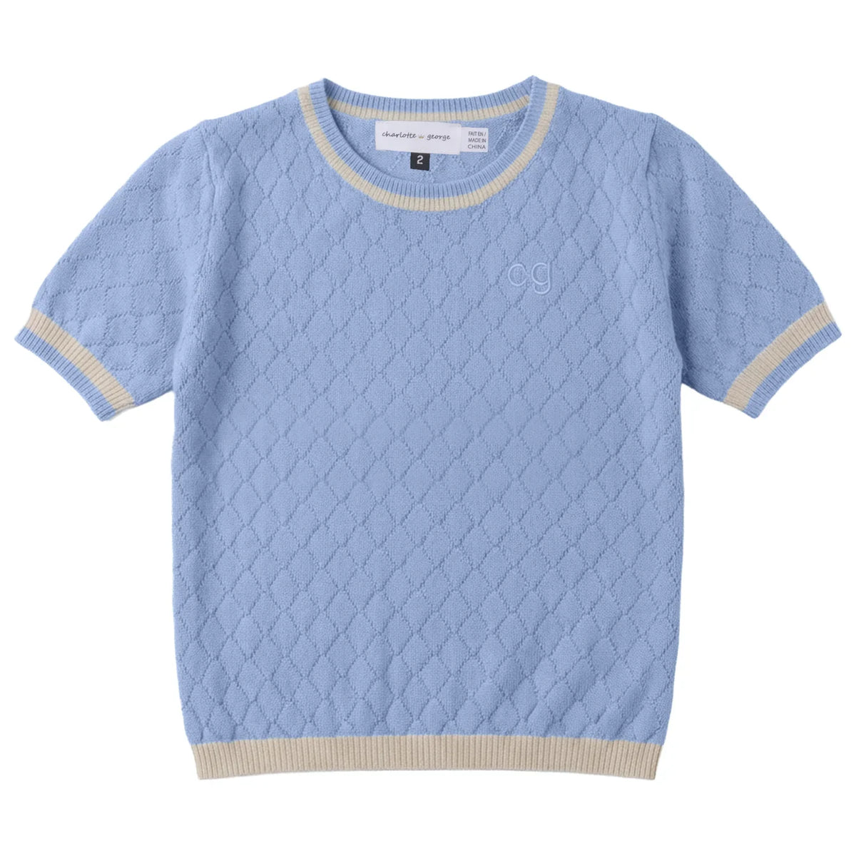 Charlotte & George Boys Knit Sweater - Blue