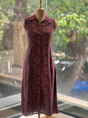 Maroon Kalamkari Tunic