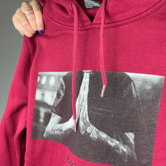 Red Mister Tee Hoodie with front Print | Bern