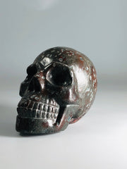 Plum Blossom Jade Skull