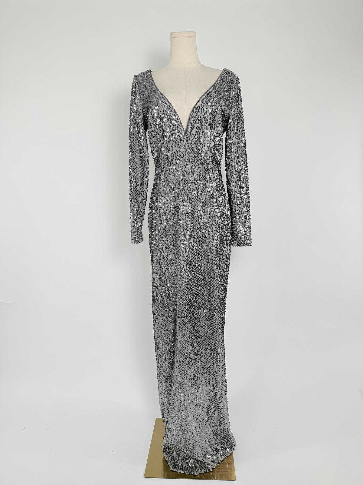 Milly Silver Sequin Dress