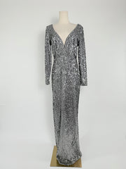 Milly Silver Sequin Dress