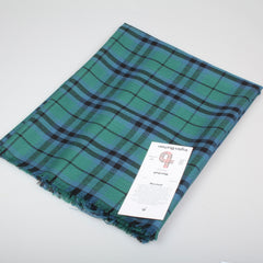 Marshall Ancient Tartan Wool Stole showcasing its vibrant colors and luxurious texture, perfect for adding a touch of Scottish elegance to any outfit.