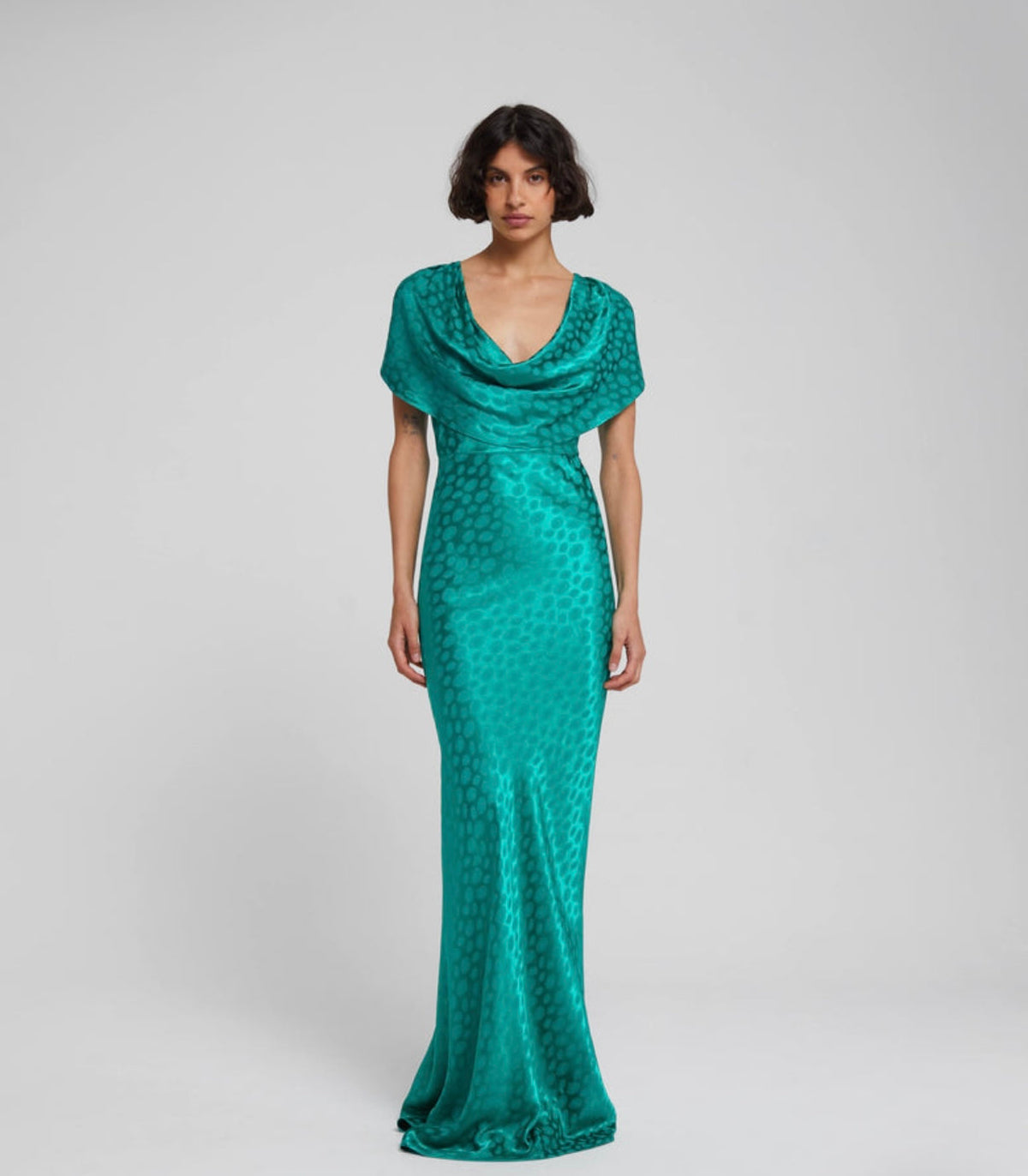 The Odessa Emerald Dress by Rat & Boa