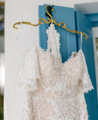 Vintage Gold Wedding Dress Hanger