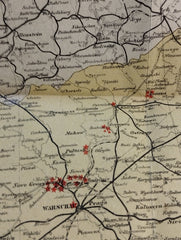 Kriegs-Atlas über sämtliche Kriegsschauplätze.Kriegs-Jahrgang 1916. Insgesamt 10 großformatige, eingebundene farbige Faltkarten
