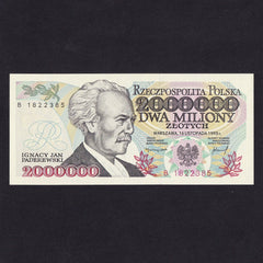 Poland (P163) 2,000,000 Zloty, 1993, B1822385, UNC